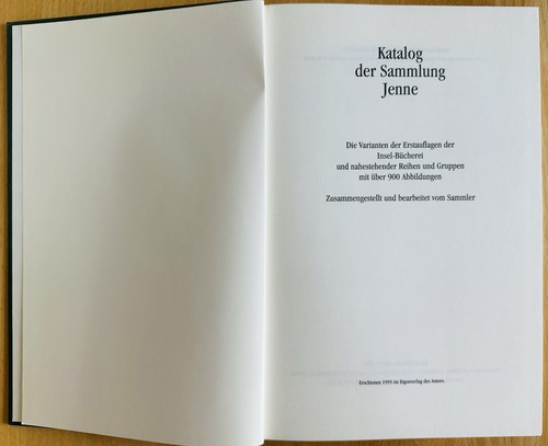 Varianten der erstauflagen - der,