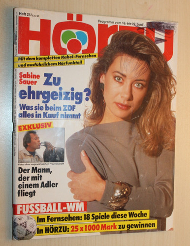 Hörzu 1990 sabine sauer - 1990,