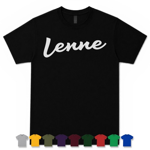 Ienne retro script shirt - retro, t-shirt