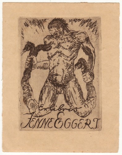 Hermann bauer exlibris für - hermann,