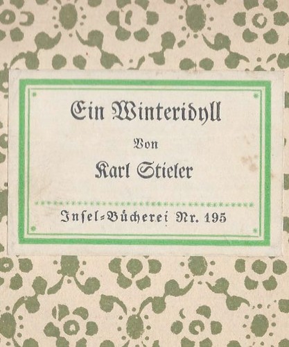 Insel bücherei 195 stieler - 195,