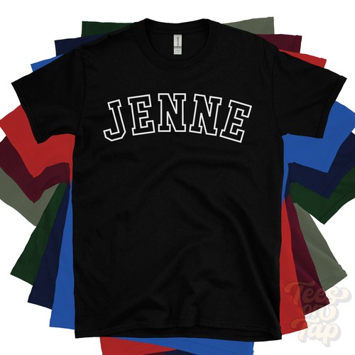 Jenne shirt retro varsity - t-shirt,