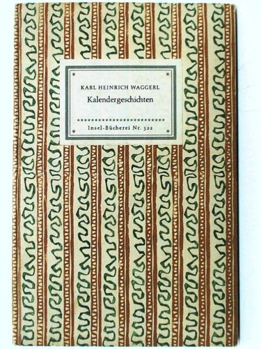 Kalendergeschichten - ., (=